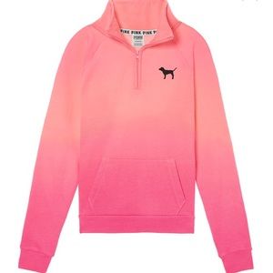 Victoria's Secret PINK Dip Dye Quarter Zip